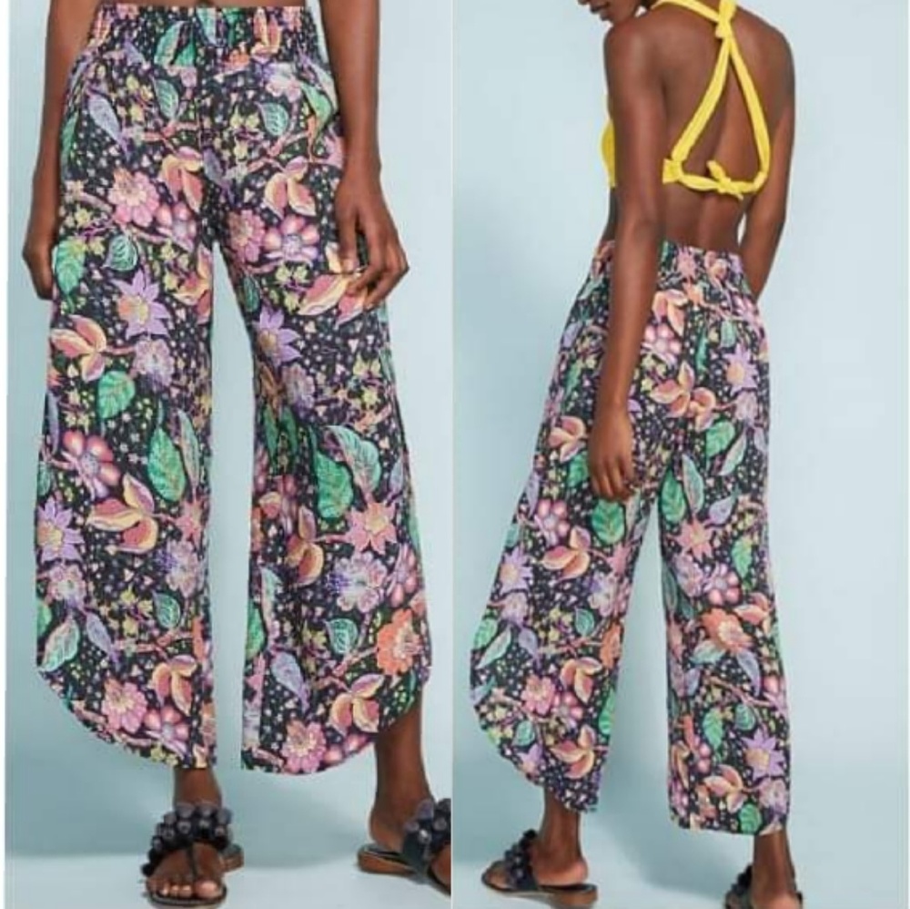 New Anthropologie Petal Pants SWIM COVERUP - Picture 5 of 5
